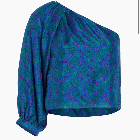 VERONICA BEARD Lyric
One-Shoulder‎ Silk Top - Picture 2 of 11